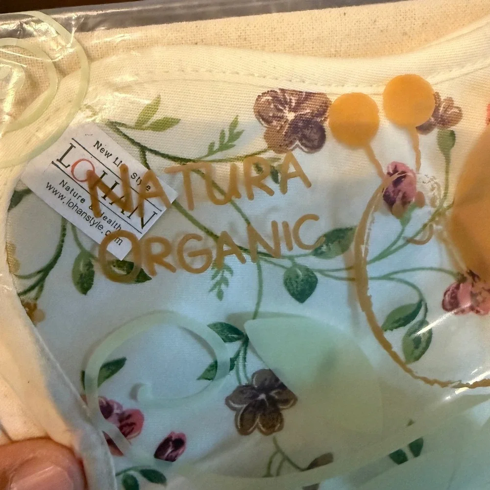 Organic‎ Baby Bibs pack of 2 Beige Lohan Natura